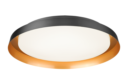 16.5" DIAM " VIENO" BLACK CEILING MOUNT