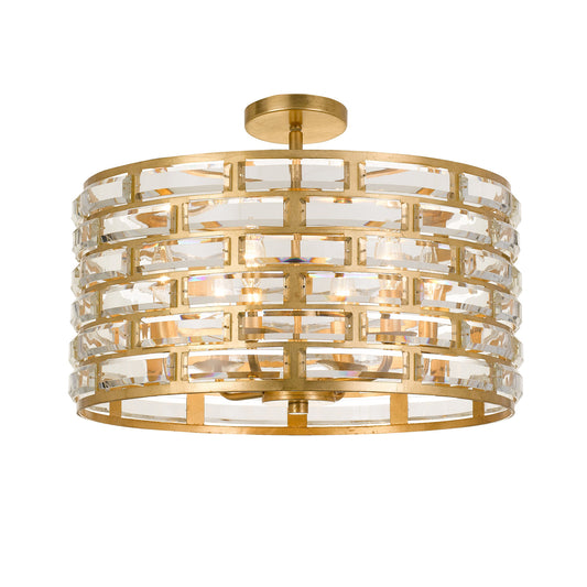 Meridian 20'' Semi Flush Mount