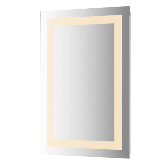 24"Wx36"H 5CCT Perimeter Frontlit LED Mirror