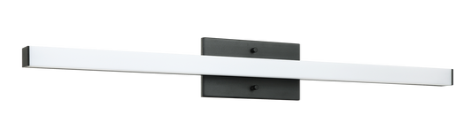 The simplicity of the sleek rectangular LED sconces with metal canopy and white acrylic lens in any modern space. Available in 2 sizes and 2 finishes – Aluminum & Matte Black.