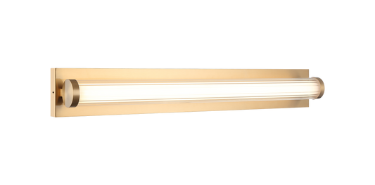 With its column shape clear ribbed outer glass and its inner opal glass, this look will bring a mixture of elegance and functionality. The LED 5CCT comes in three finishes: Aged Gold Brass, Brushed Nickel and Matte Black.