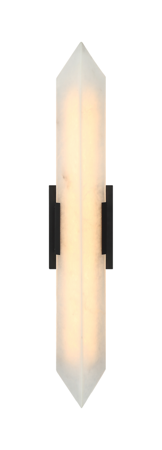 Blending bold classic materials and geometric styling, the Rigio displays elegance at its finest.The alabaster glass gives this a true organic feel.