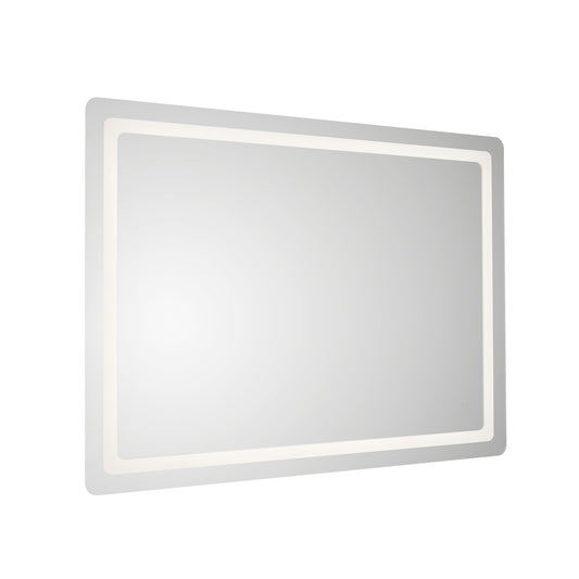 Seneca 48-in Sandblasted Merc Edge LED Vanity Mirror