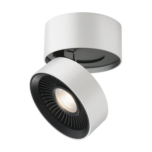 Solo 5-in Black LED Flush Mount