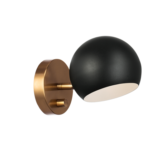 Combining elegance with a modern touch, the Orb family will make a stunning focal point for many design aspects. Finishes are Aged Gold Brass paired with Matte Black or Matte White shades with a white interior.