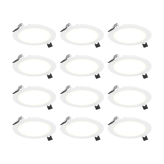 Reach Kit of 12 - 6in Round LED Panel, White