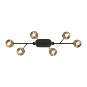 Torcia 6-Light 31" Integrated LED Chandelier