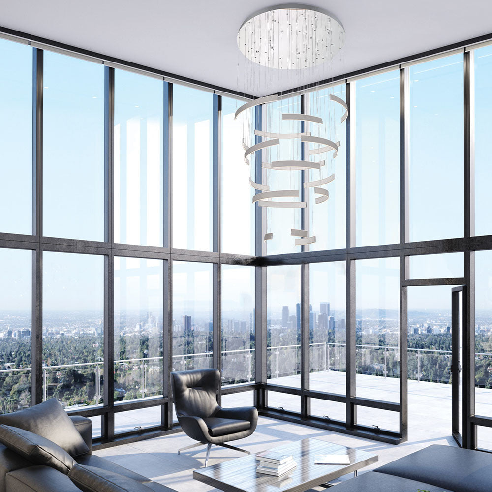 Verdura 6-Tiers 18-Light 41" Integrated LED Grand Chandelier