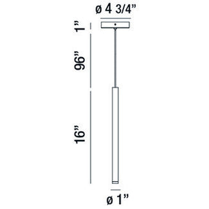 Navada 16" Integrated LED Pendant