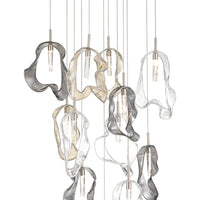 Norah 12-Light 24" Integrated LED Multi Drop Chandelier
