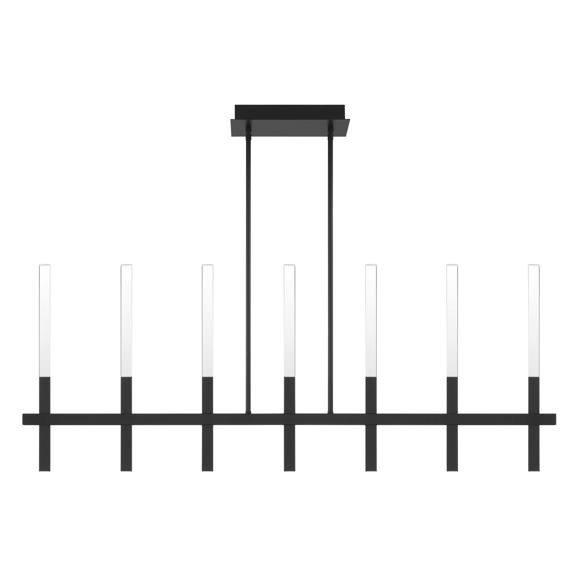 Benicio 7-Light 46" Integrated LED Linear Chandelier