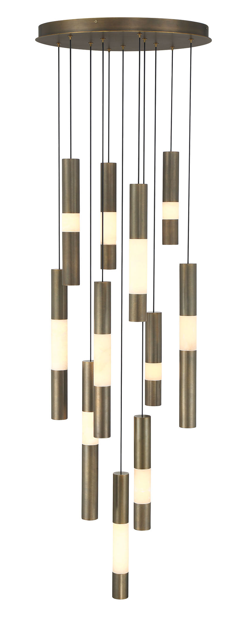 Ronda 11-Light 20" Integrated LED Multi Drop Chandelier