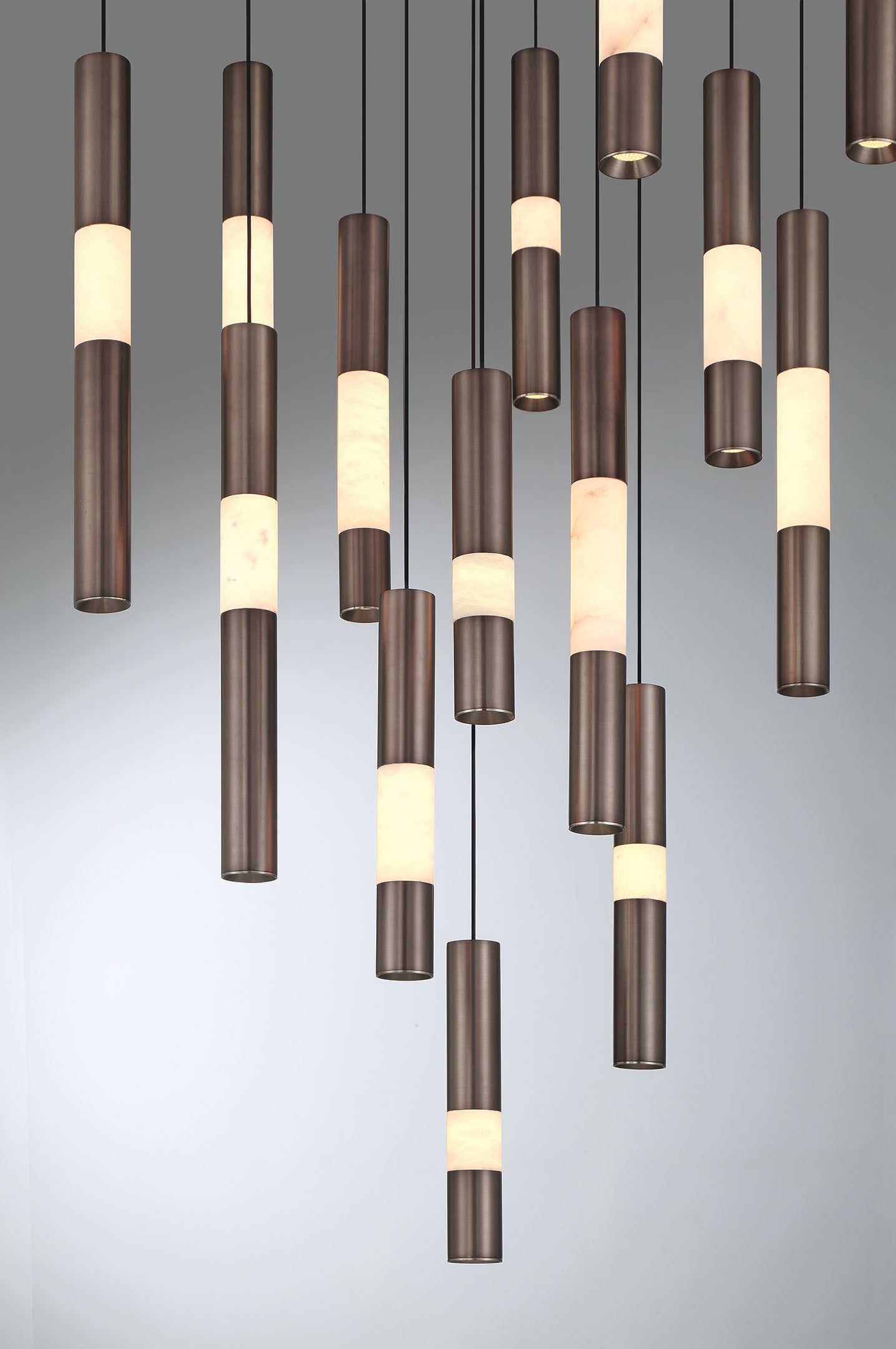 Ronda 15-Light 32" Integrated LED Multi Drop Chandelier