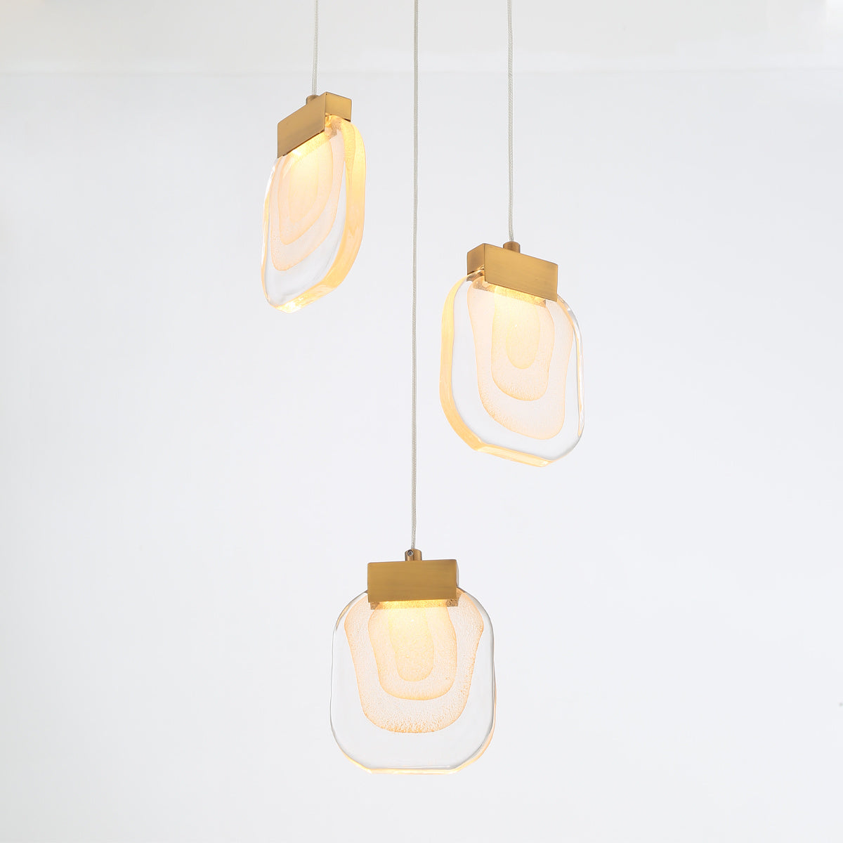 Paget 3-Light 10" Integrated LED Multi Drop Chandelier
