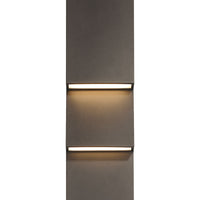 Nanton 2-Light 19" Integrated LED Outdoor Wall Sconce