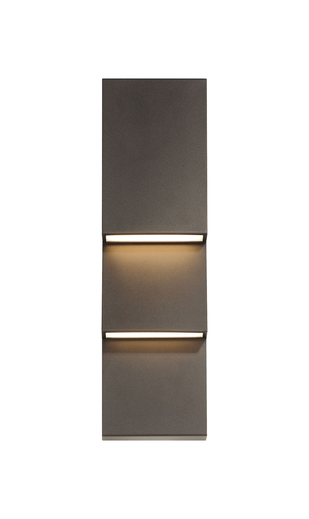Nanton 2-Light 19" Integrated LED Outdoor Wall Sconce