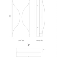 Shayla 14" Integrated LED Outdoor Wall Sconce