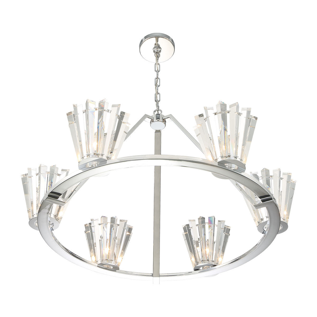 Ricca 6-Light 38" Chandelier