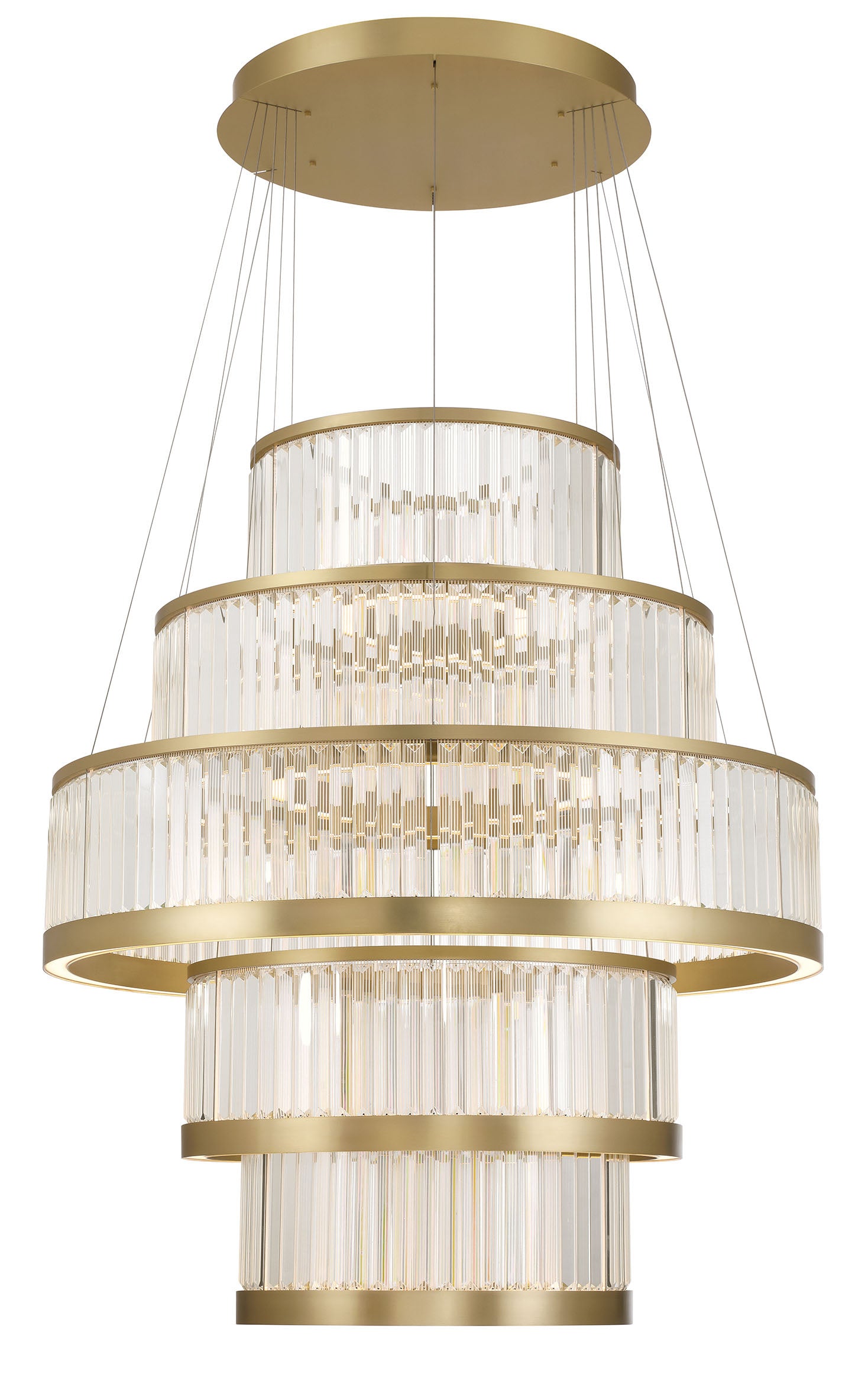 Empra 5-Tiers 5-Light 47" Integrated LED Grand Chandelier