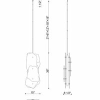 Grotto 36" Integrated LED Pendant