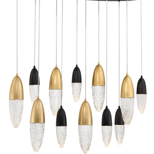 Ecrou 12-Light 44" Linear Chandelier