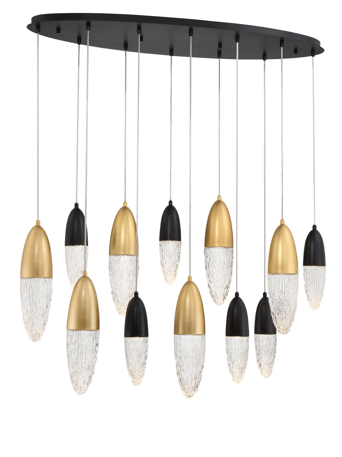 Ecrou 12-Light 44" Linear Chandelier