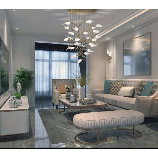 Matera 25-Light 56" Integrated LED Grand Chandelier