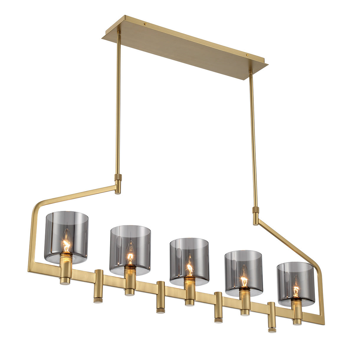 Decato 5-Light 42" Linear Chandelier
