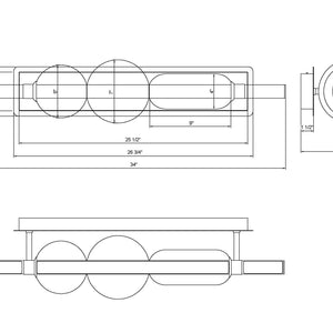 Lucent 34" Integrated LED Vanity