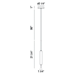 Cumberland 22" Integrated LED Pendant