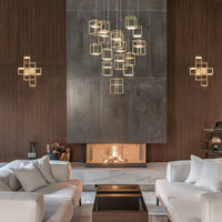 Ferro 16-Light 32" Integrated LED Multi Drop Chandelier