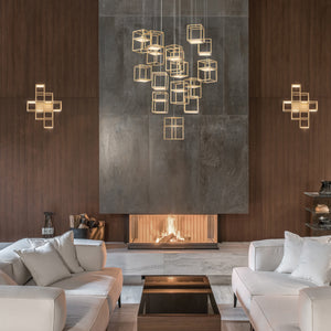 Ferro 16-Light 32" Integrated LED Multi Drop Chandelier