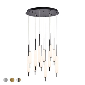 Cumberland 12-Light 22" Integrated LED Multi Drop Chandelier