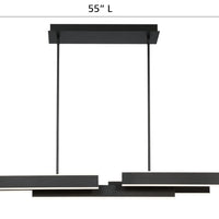 Cameno 55" Integrated LED Linear Chandelier