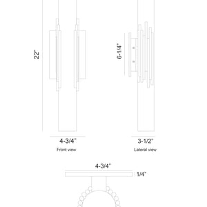 Venna 22" Integrated LED Wall Sconce