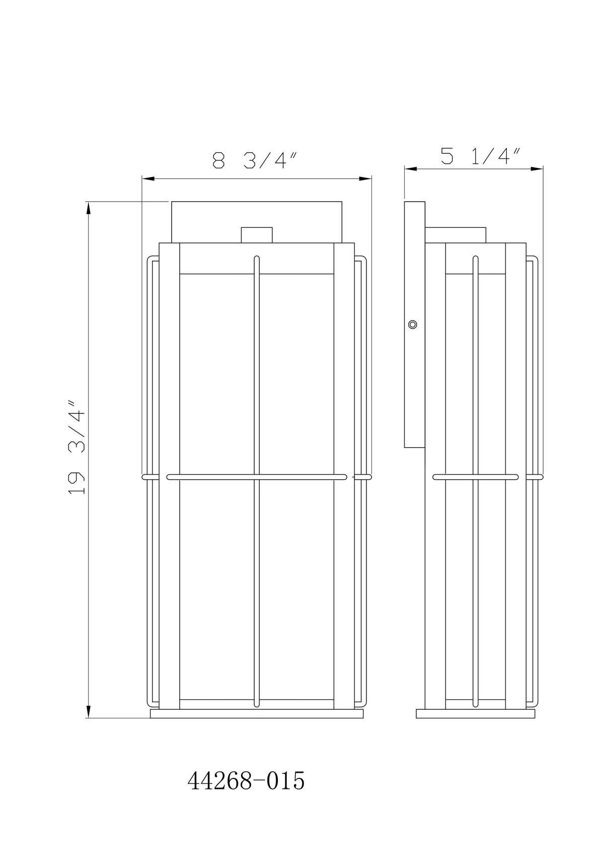 Bensa 20" Integrated LED Outdoor Wall Sconce