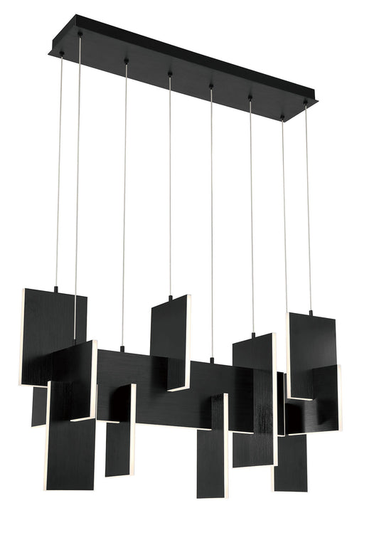 Coburg 3-Light 42" Integrated LED Linear Chandelier