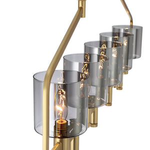 Decato 7-Light 57" Linear Chandelier