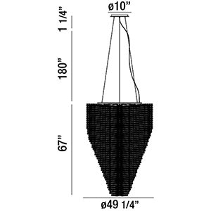 Cohen 24-Light 67" Grand Chandelier