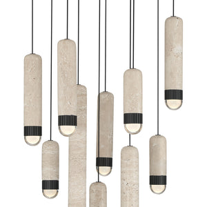 Cambre 10-Light 22" Integrated LED Multi Drop Chandelier