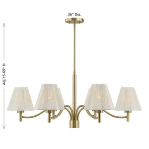 Rosa 6-Light Chandelier