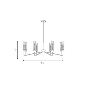 Baker 8-Light Chandelier