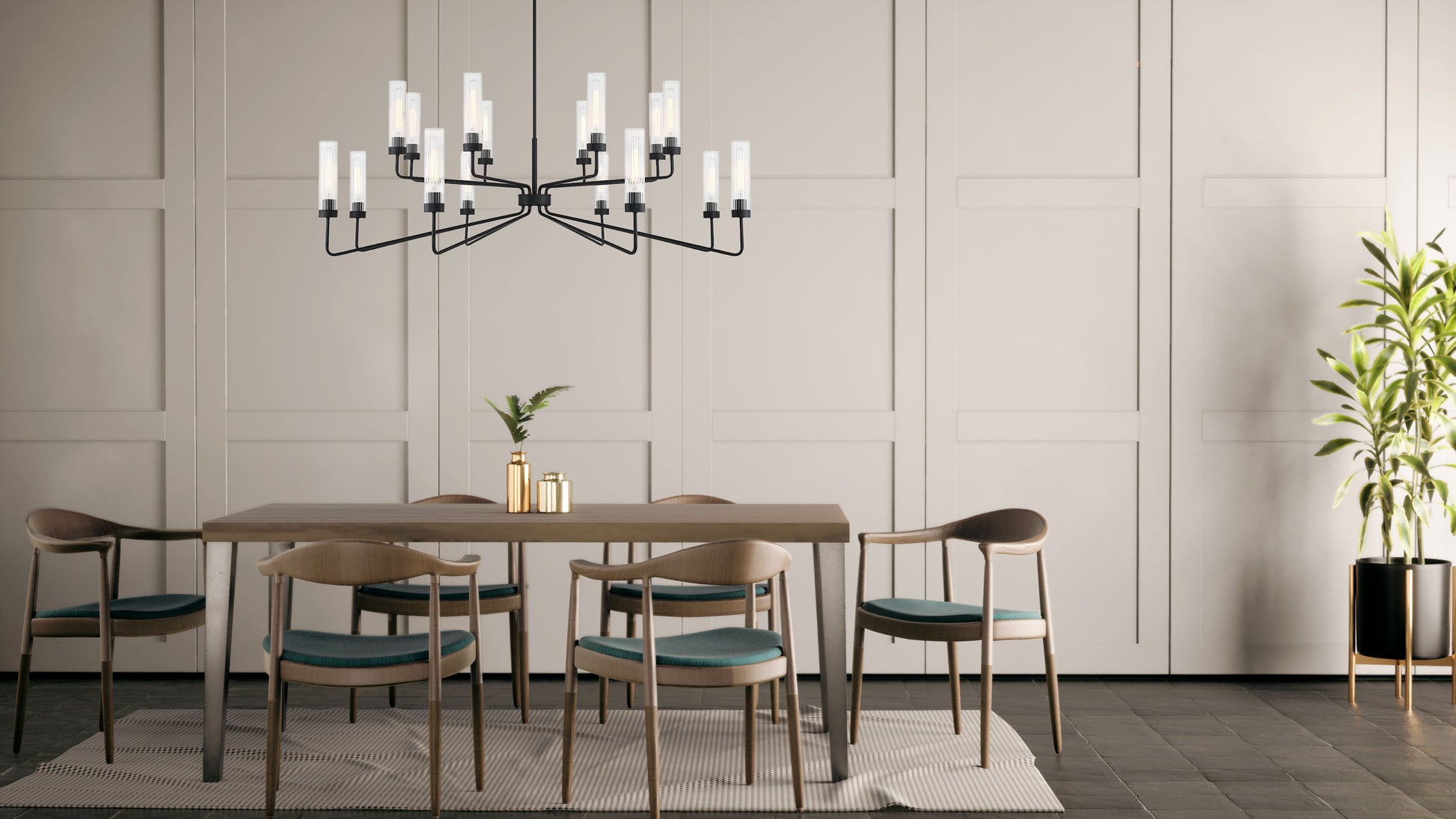 Baker 16-Light Chandelier