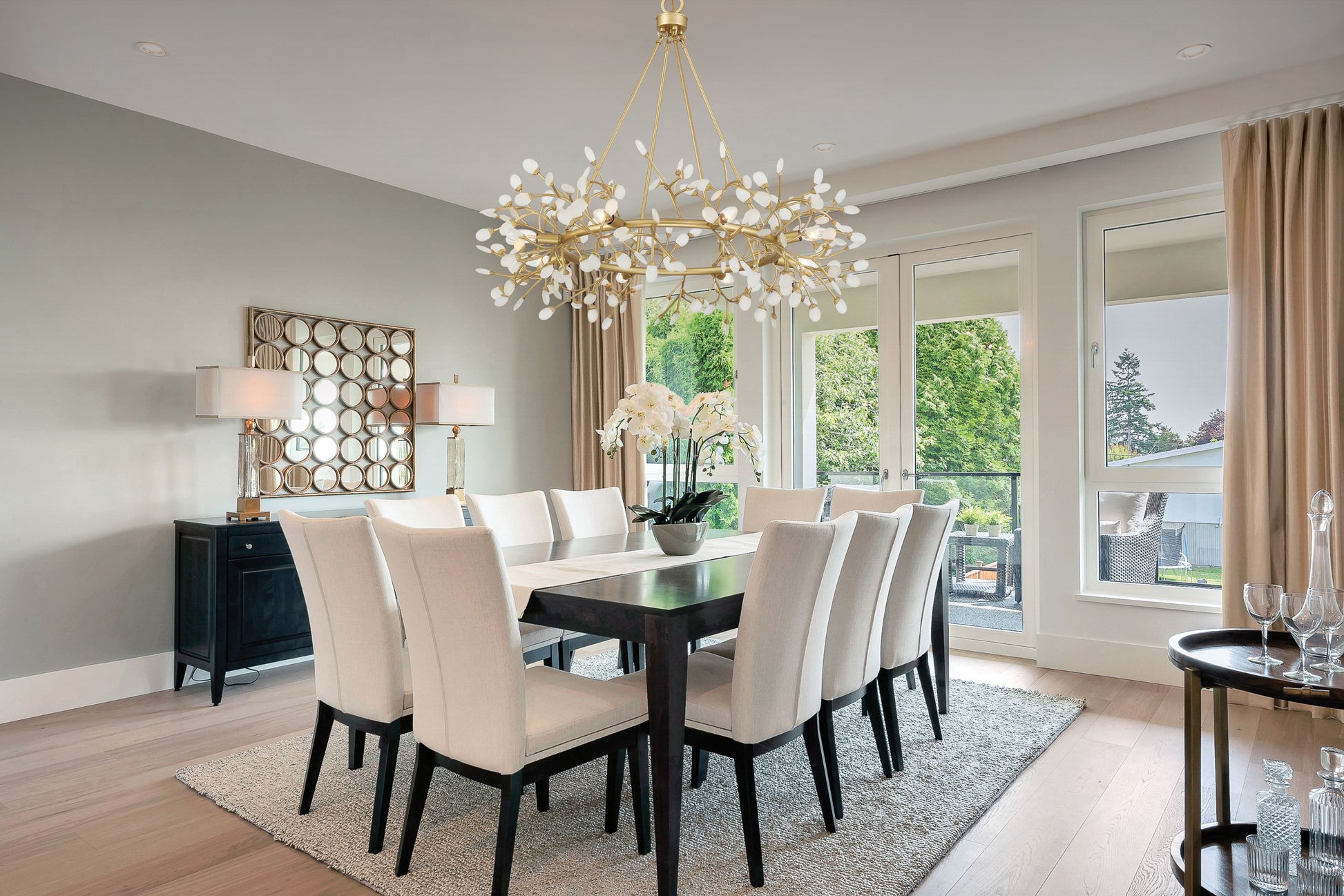 Once 8-Light Chandelier by Breegan Jane