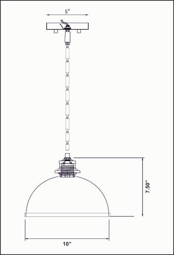 Landry 10-in Pendant