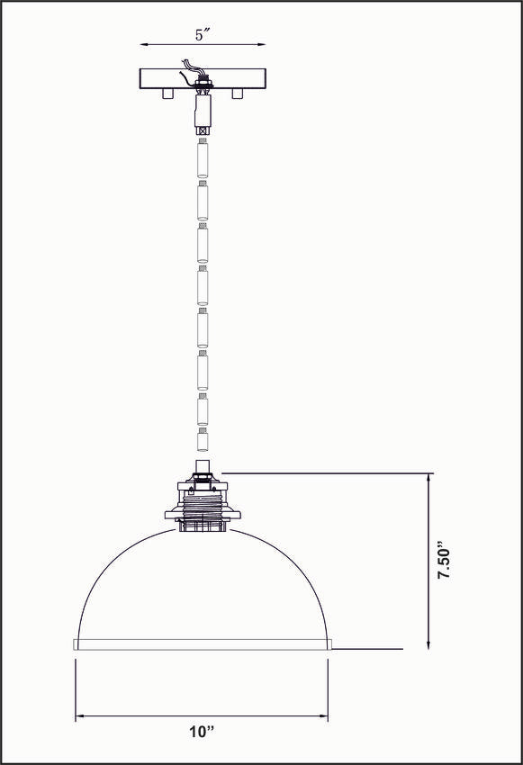 Landry 10-in Pendant