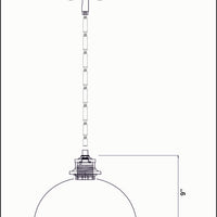 Landry 14-in Pendant