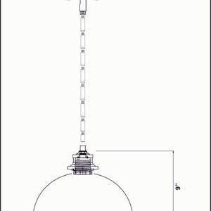 Landry 14-in Pendant