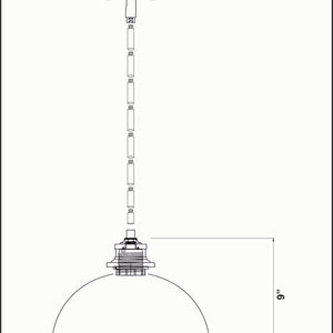 Landry 14-in Pendant