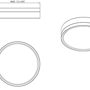 Algar 12-in Flush Mount